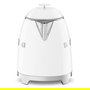 SMEG KLF05WHEU Mini Wasserkocher Weiss, Hervidor de Agua 0.8L, 1400W, Blanco, con Filtro y Apagado Automático