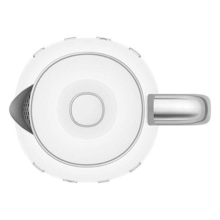 SMEG KLF05WHEU Mini Wasserkocher Weiss, Hervidor de Agua 0.8L, 1400W, Blanco, con Filtro y Apagado Automático