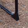 Aktive Mesa plegable de camping negra con diseño maletín y sistema antivuelco