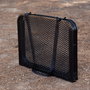 Aktive Mesa plegable de camping negra con diseño maletín y sistema antivuelco