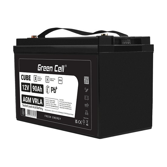 Green Cell CUBE AGM 12V 90Ah VRLA Green Cell CUBE AGM 12V 90Ah VRLA
