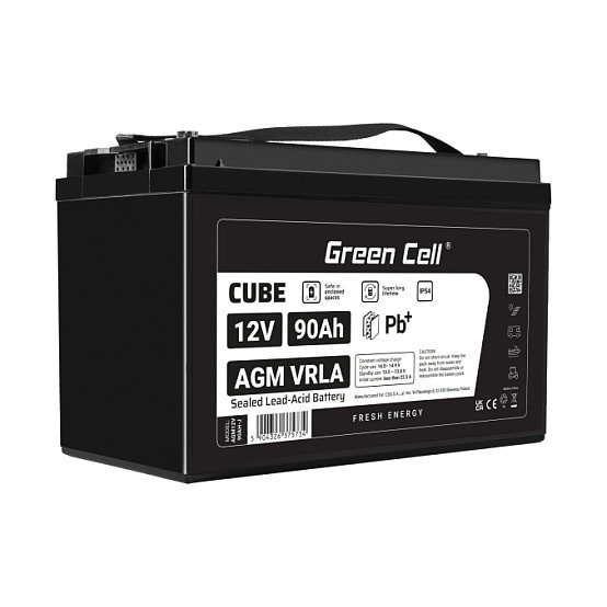 Green Cell CUBE AGM 12V 90Ah VRLA Green Cell CUBE AGM 12V 90Ah VRLA