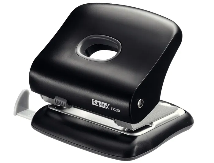 Rapid Taladrador Rápid FC30 Plástico Negro Capacidad 30 Hojas