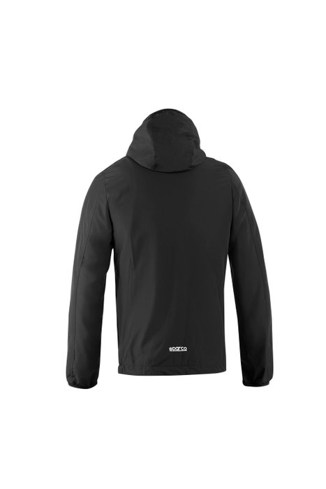 Sparco Chaqueta Cortavientos Impermeable Negro XL