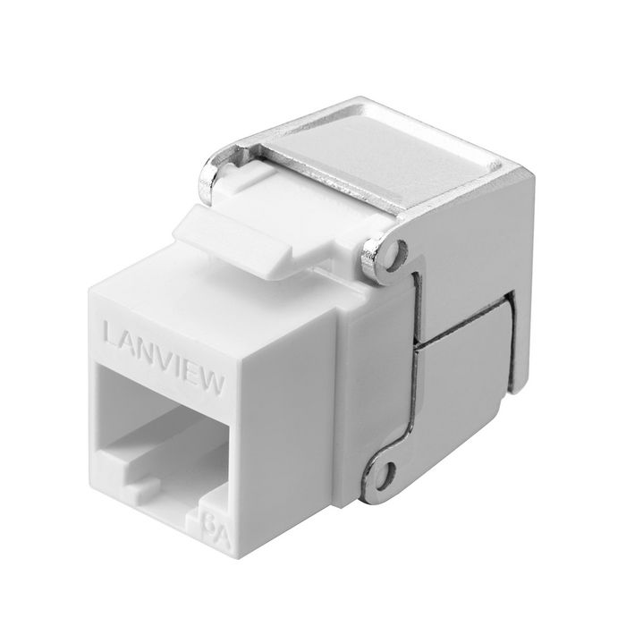 Lanview Keystone Jack Cat6a sin blindaje para instalaciones de datos y paneles de parcheo Lanview Keystone Jack Cat6a sin blindaje para instalaciones de datos y paneles de parcheo