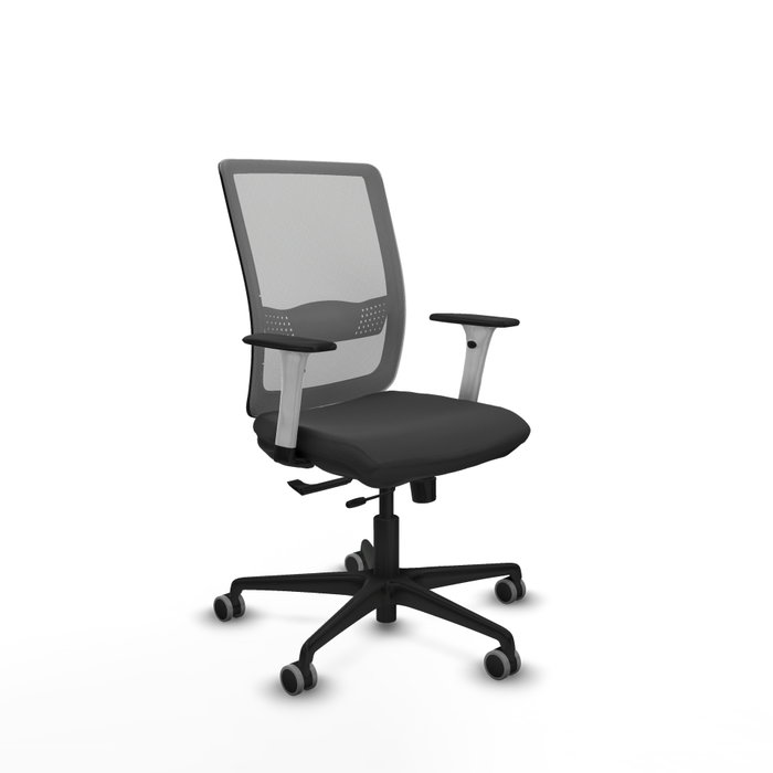 PIQUERAS Y CRESPO Silla de oficina Haches Gris con mecanismo Sincro/Traslack PIQUERAS Y CRESPO Silla de oficina Haches Gris con mecanismo Sincro/Traslack