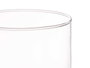 GIFTDECOR Jarrón de Cristal Cilindro Transparente 15x30cm