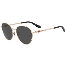 Moschino Love MOL074-S-000 Gafas de sol para mujer con detalles dorados