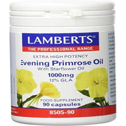 LAMBERTS Aceite de Prímula y Borraja Extra Alta Potencia 1000mg 90 cápsulas