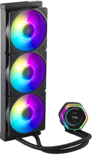 Cooler Master MLY-D36M-A24PZ-R1 Refrigeración Líquida MasterLiquid 360 Ion con Pantalla LCD2.1" y Ventiladores Mobius 120P ARGB
