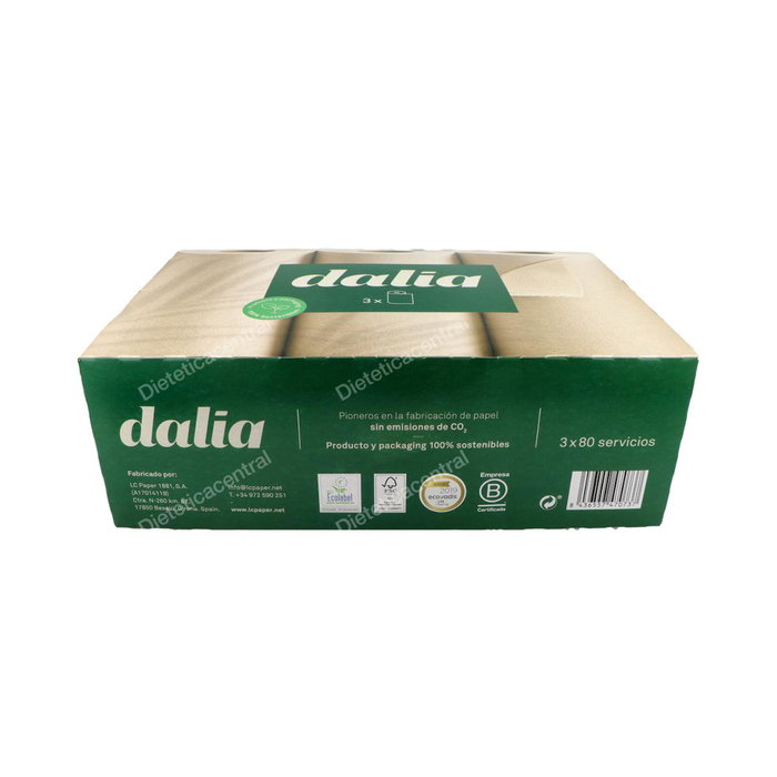 Dalia Papel de Cocina Sin Blanquear 3 Rollos Bio