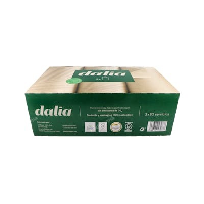 Dalia Papel de Cocina Sin Blanquear 3 Rollos Bio Dalia Papel de Cocina Sin Blanquear 3 Rollos Bio