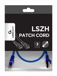 GEMBIRD Cable de red Cat6a S/FTP 0,5 m Azul PP6A-LSZHCU-B-0.5M