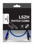 GEMBIRD Cable de red Cat6a S/FTP 0,5 m Azul PP6A-LSZHCU-B-0.5M