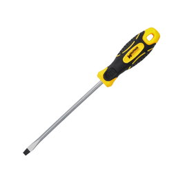 WOLFPACK LINEA PROFESIONAL Destornillador Bimaterial Boca Estampada 4x100 mm