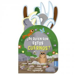 AUZOU EDITIONS Cucutrás sonoros. ¿De quién son estos cuernos? Sonidos y lengüetas