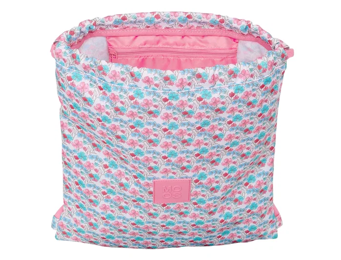 Safta Saco Plano Reciclado Moos Flores 35x40x1 cm Safta Saco Plano Reciclado Moos Flores 35x40x1 cm