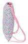 Bolsa Mochila con Cuerdas Moos Flores Multicolor 35 x 40 x 1 cm