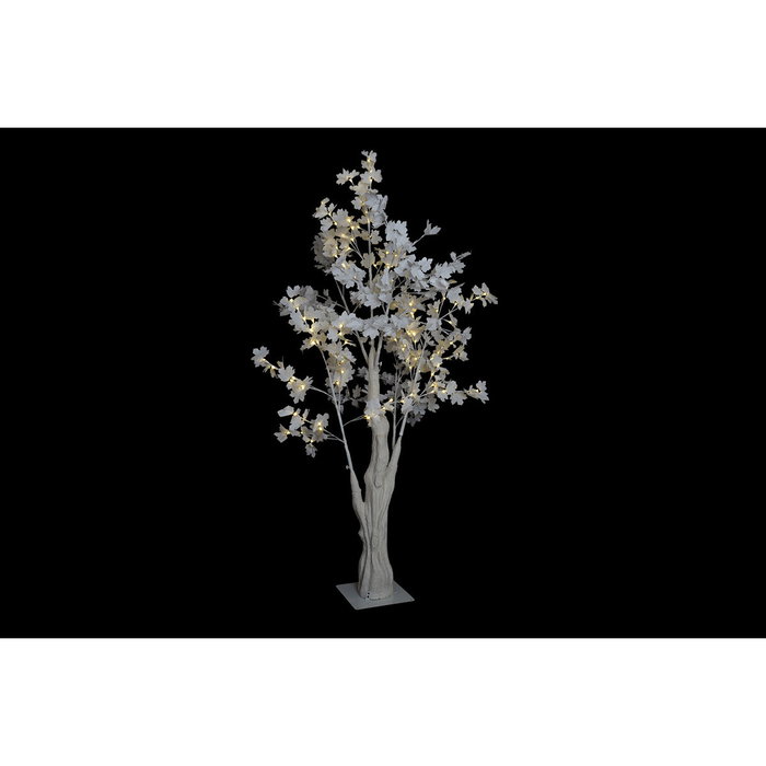 DKD Home Decor Árbol de Arce Blanco con 288 Luces LED 90x90x200 cm