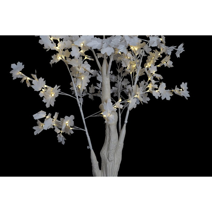 DKD Home Decor Árbol de Arce Blanco con 288 Luces LED 90x90x200 cm