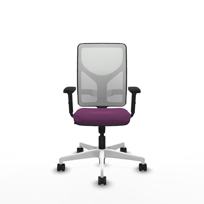 PIQUERAS Y CRESPO Silla de oficina Motilla con mecanismo Sincro, Morado y Blanco PIQUERAS Y CRESPO Silla de oficina Motilla con mecanismo Sincro, Morado y Blanco