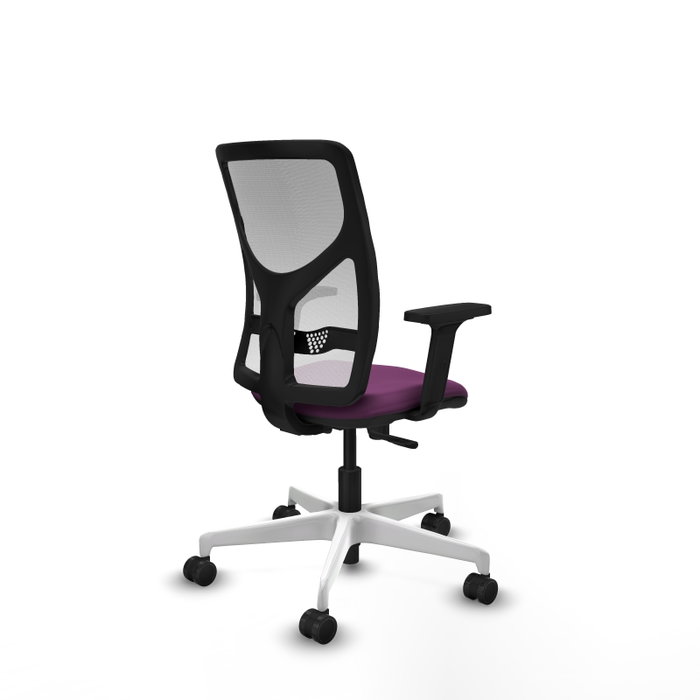 PIQUERAS Y CRESPO Silla de oficina Motilla con mecanismo Sincro, Morado y Blanco PIQUERAS Y CRESPO Silla de oficina Motilla con mecanismo Sincro, Morado y Blanco