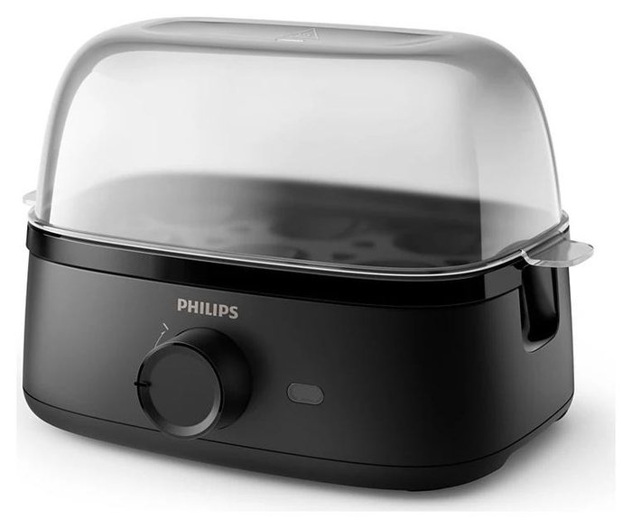Philips Cocedor de huevos eléctrico HD9137/90 hasta 6 huevos - Negro Philips Cocedor de huevos eléctrico HD9137/90 hasta 6 huevos - Negro