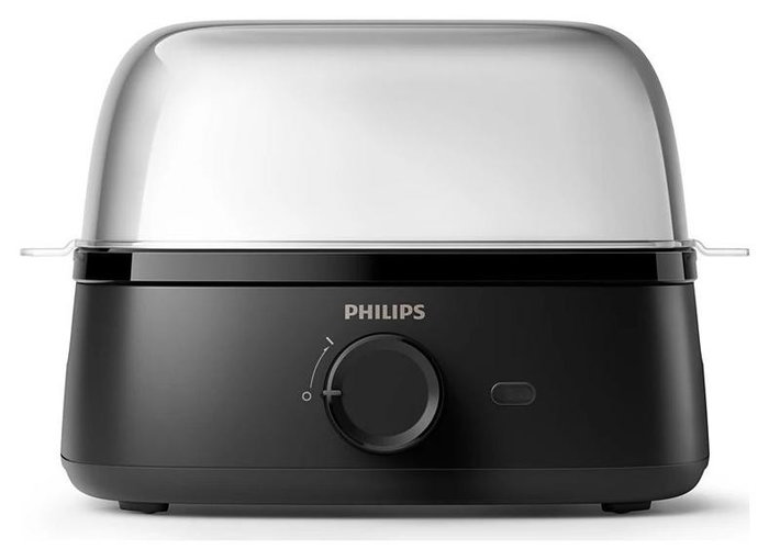 Philips Cocedor de huevos eléctrico HD9137/90 hasta 6 huevos - Negro Philips Cocedor de huevos eléctrico HD9137/90 hasta 6 huevos - Negro