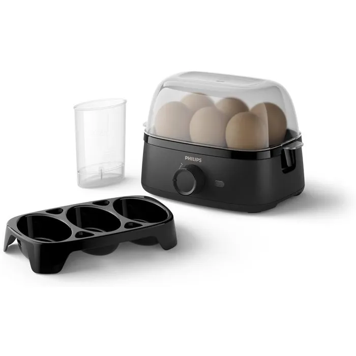 Philips HD9137/90 Cocedor de Huevos Eléctrico, 6 Huevos, 400 W