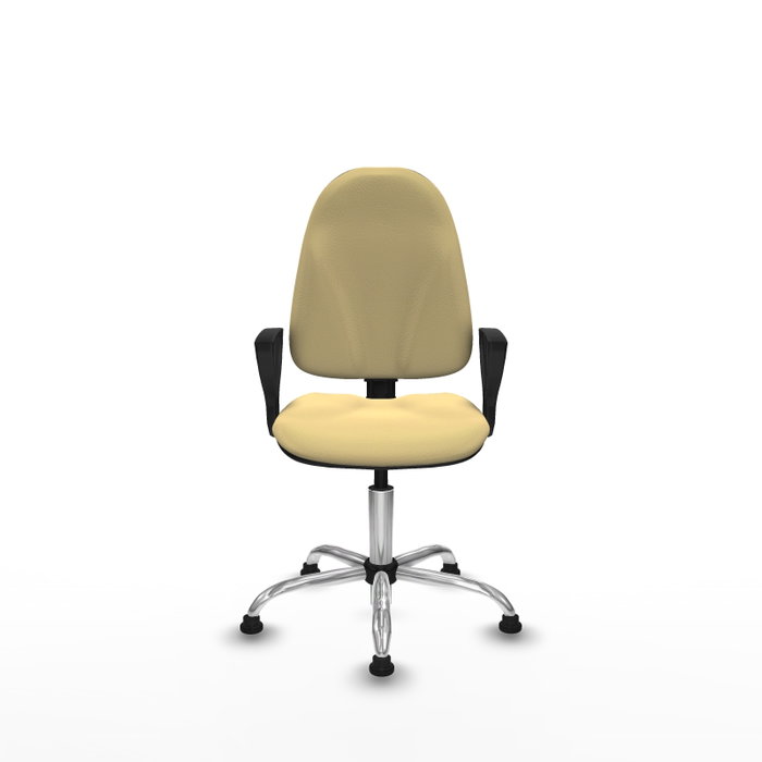PIQUERAS Y CRESPO Silla de oficina Algarra Crema con mecanismos de doble maneta PIQUERAS Y CRESPO Silla de oficina Algarra Crema con mecanismos de doble maneta