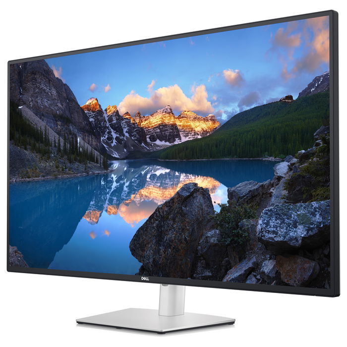 DELL UltraSharp U4323QE Monitor 43" IPS 4K UHD (3840x2160) USB-C 90W, 2xHDMI, 2xDP, Altavoces, Ajustable, Plata