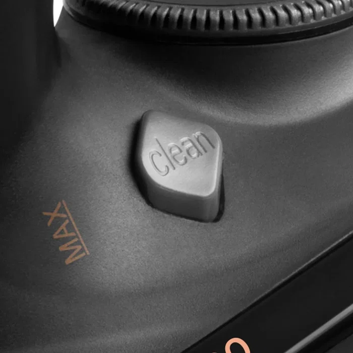 Hauger SI-220.015A Plancha a Vapor 2200W con Suela Acero Inoxidable, Función Autolimpieza, Vapor hasta 60 g/min y Vapor Vertical - Negro