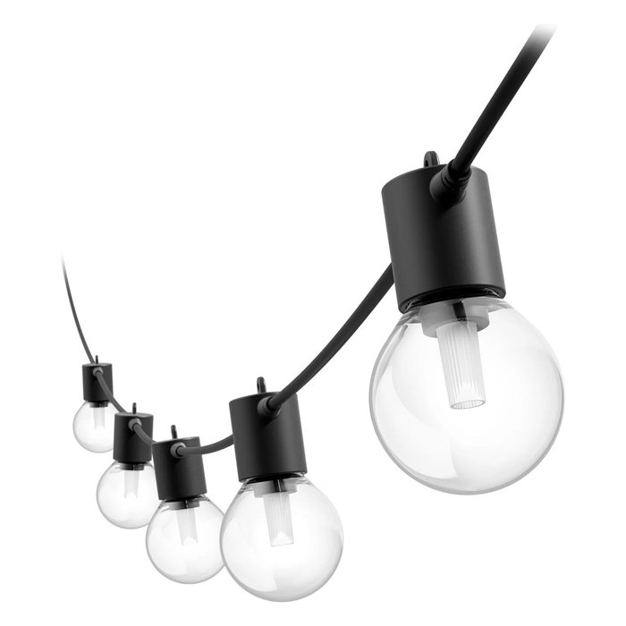 Philips Hue Festavia - Guirnalda de Luces LED Inteligente para Exterior, 14m, 20 Globos, Blanco y Color, Control por App, Bluetooth/Zigbee, IP65