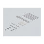 DeLOCK Panel de conexiones Keystone de 6 puertos, Negro