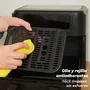 Grunkel DualFlexiFryer Freidora de Aire Dual 10L (2x5L o 7L+3L) 2800W, 10 Programas Automáticos, Pantalla Táctil, Negro