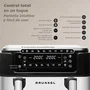 Grunkel DualFlexiFryer Freidora de Aire Dual 10L (2x5L o 7L+3L) 2800W, 10 Programas Automáticos, Pantalla Táctil, Negro