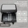 Grunkel Dualflexifryer Freidora de Aire Doble 10L 2800W Negro