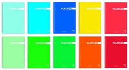 Bloc Pacsa Plastipac Micro.Tapa Pp A4 100H Horizontal 90G 5 Col. Banda Surtido (10 Col.) (Set de 4)