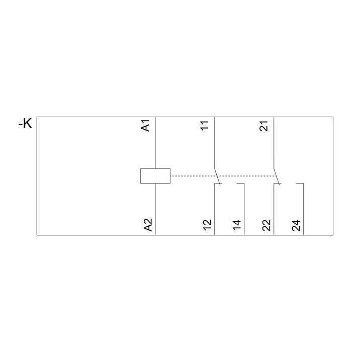Siemens LZX:RT424024 Relé eléctrico 24VDC