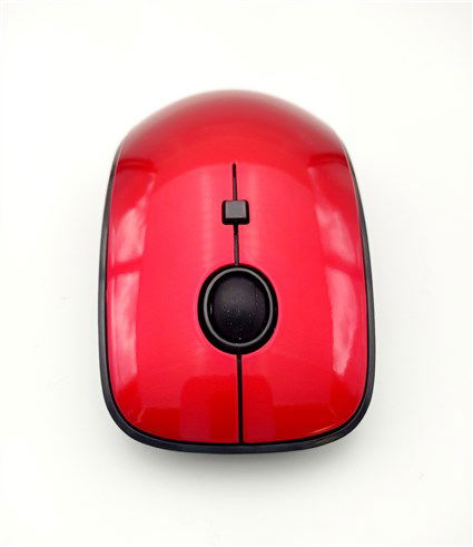 Elbe Ratón Inalámbrico RT-111 Rojo Ambidextro Pilas Incluidas Plug & Play