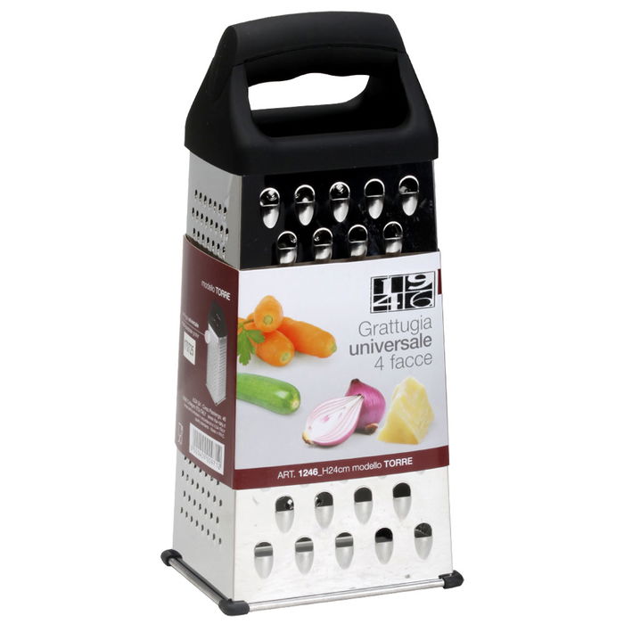 1946 Rallador 4 Caras 10,5X8 Acero Inoxidable Modelo Torre Altura 24 cm 1946 Rallador 4 Caras 10,5X8 Acero Inoxidable Modelo Torre Altura 24 cm