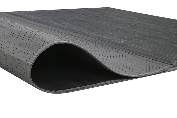 DKD Home Decor Bamboo carpets 25 Alfombra de bambú Estilo Urban Gris 230 x 160 cm (2 Unidades)