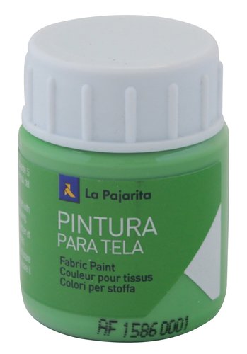La Pajarita Pintura para tela verde primavera 25 ml