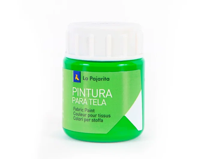 La Pajarita Pintura para Tela Verde Primavera 25 ml