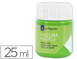 La Pajarita Pintura para Tela Verde Primavera 25 ml