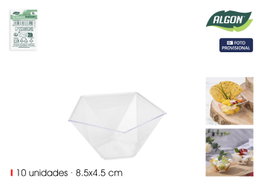 Inde Set de 24 Bols para Degustación 8,5 cm x 4,5 cm para Catas y Postres