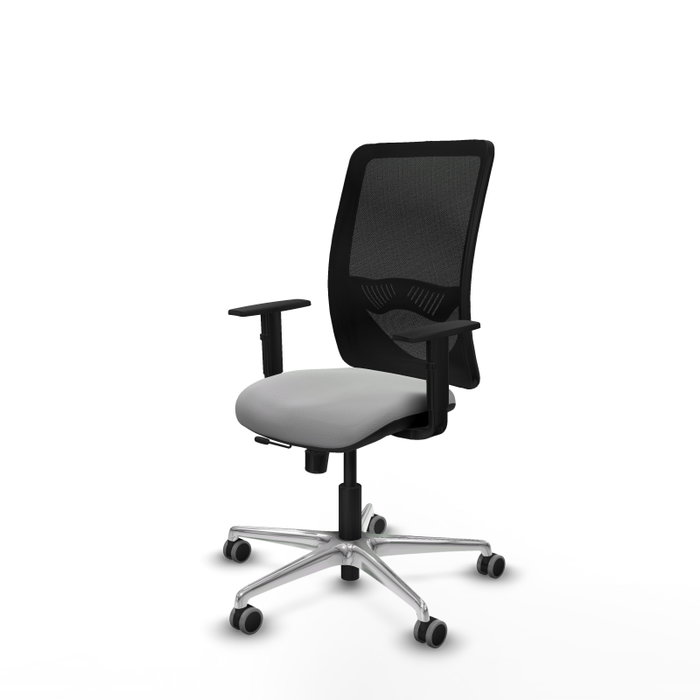 PIQUERAS Y CRESPO Silla de oficina Zulema Gris claro/Negro PIQUERAS Y CRESPO Silla de oficina Zulema Gris claro/Negro