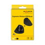 DeLOCK Ratón Inalámbrico Vertical Ergonómico 1600 DPI Negro - 12599