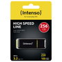 Intenso High Speed Line 256 GB USB 3.2 Gen 1 Lápiz de Memoria Negro Amarillo 250 MB/s Lectura