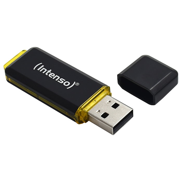 Intenso High Speed Line 256 GB USB 3.2 Gen 1 Lápiz de Memoria Negro Amarillo 250 MB/s Lectura